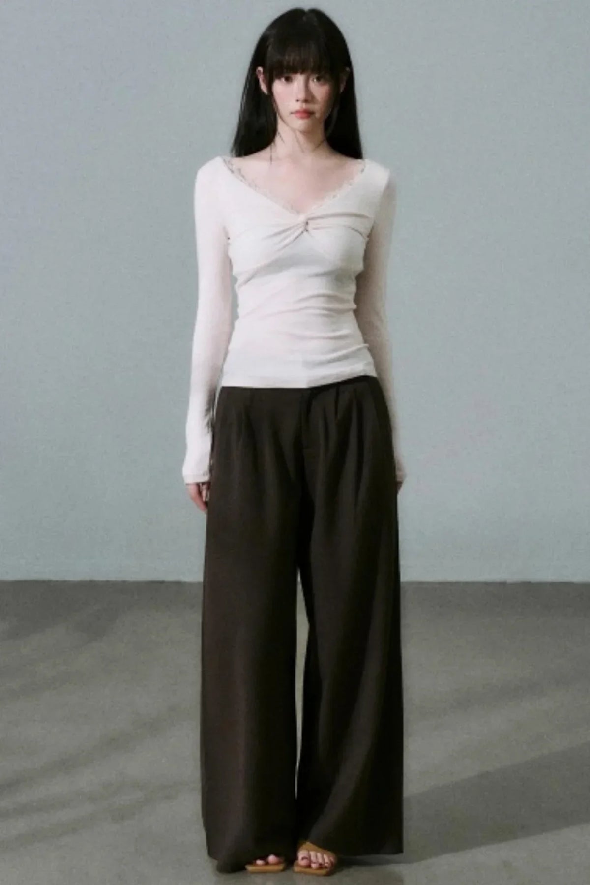Twisted Lace Wool Top