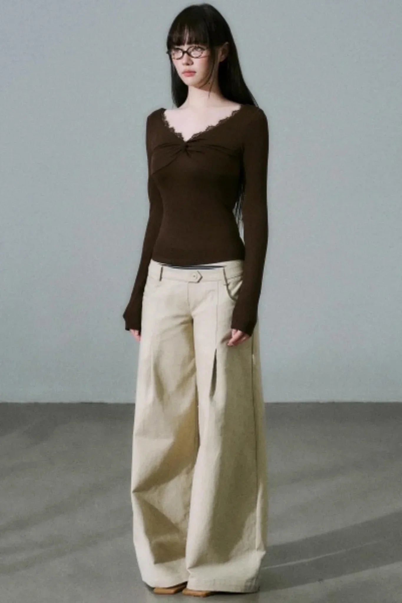 Twisted Lace Wool Top