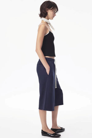 Two-Color Drawstring Sweatpants