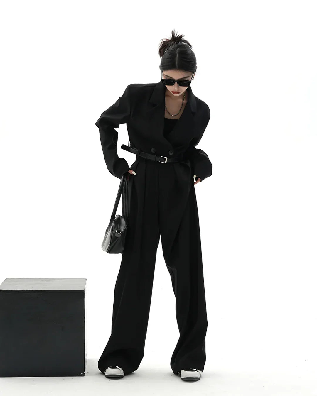 Two-Piece Short Jacket＆Mop Suit Pants