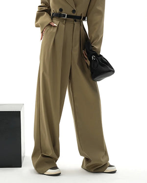 Two-Piece Short Jacket＆Mop Suit Pants