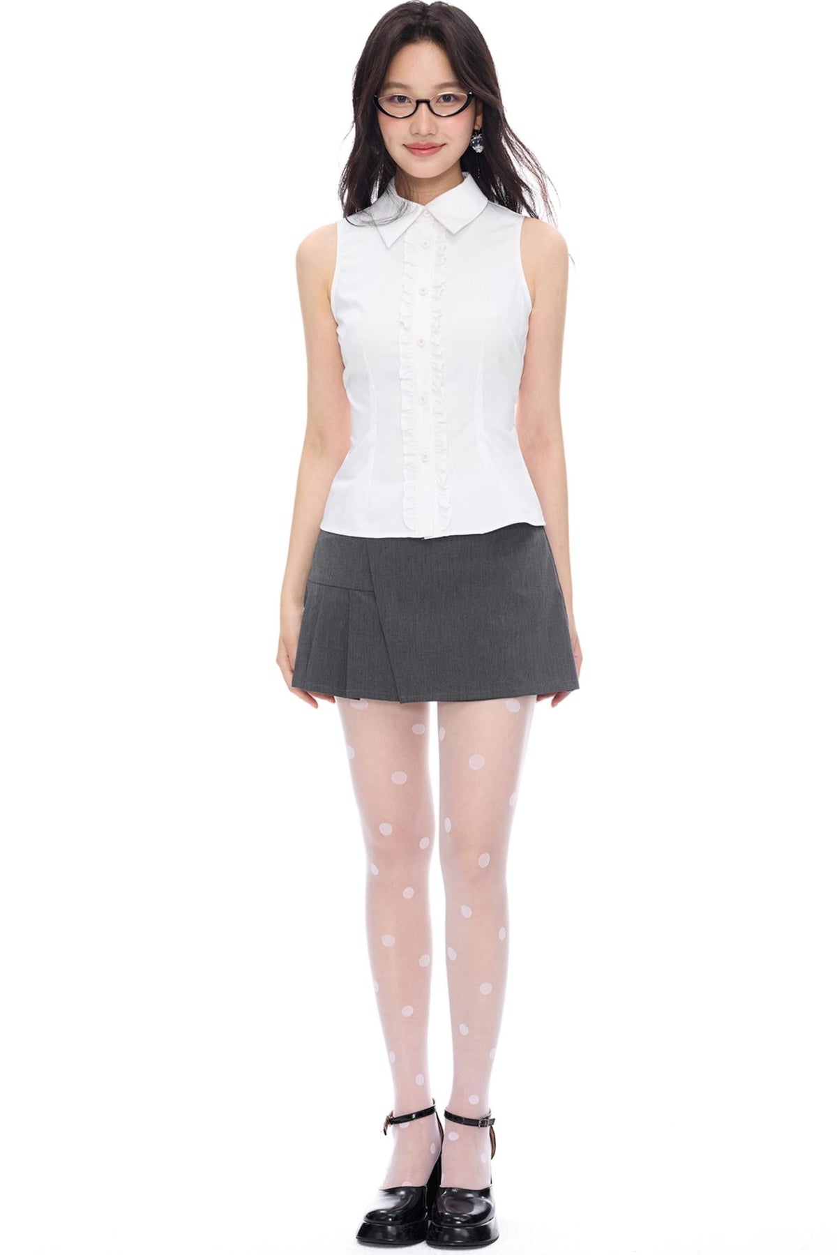 Two-Tone Lace Tank Top
