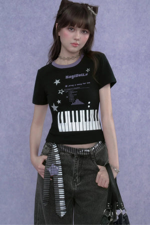 Two-Tone Millennium Music Top