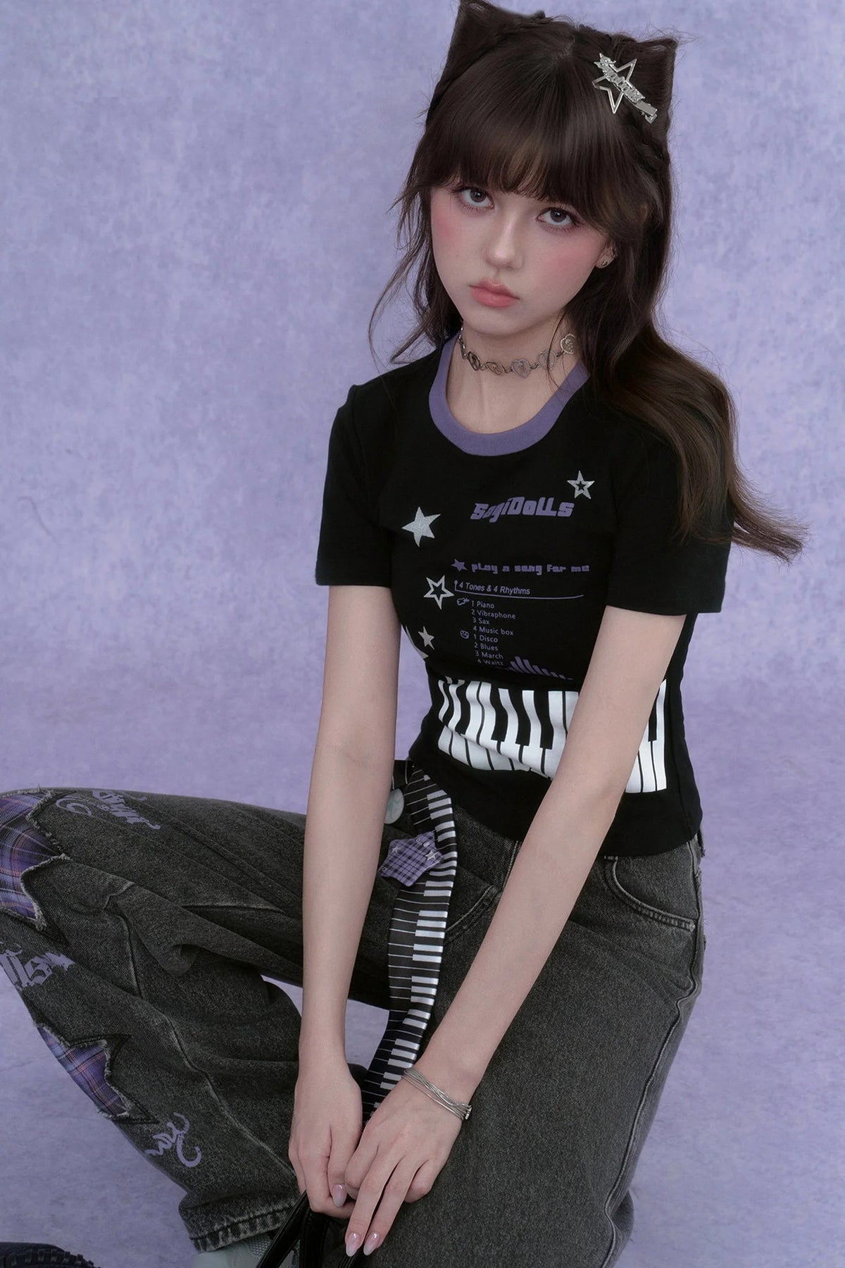 Two-Tone Millennium Music Top