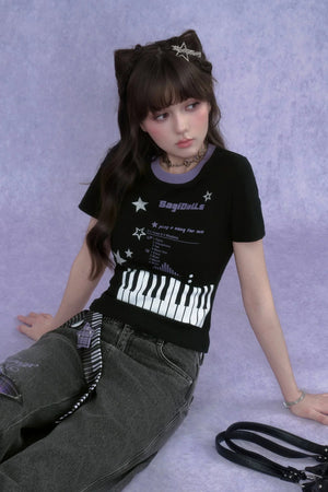 Two-Tone Millennium Music Top