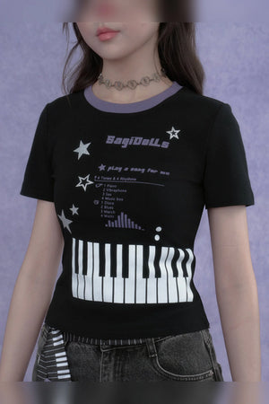 Two-Tone Millennium Music Top