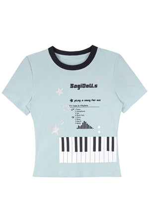 Two-Tone Millennium Music Top