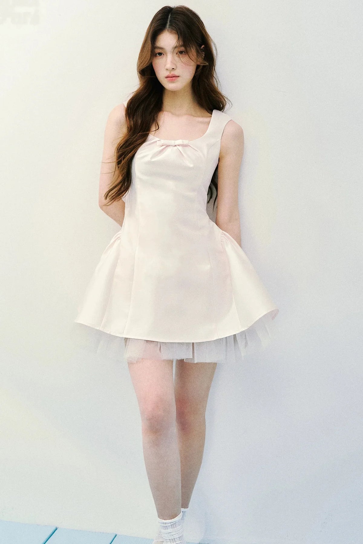 Two-Tone Satin Princess Dress