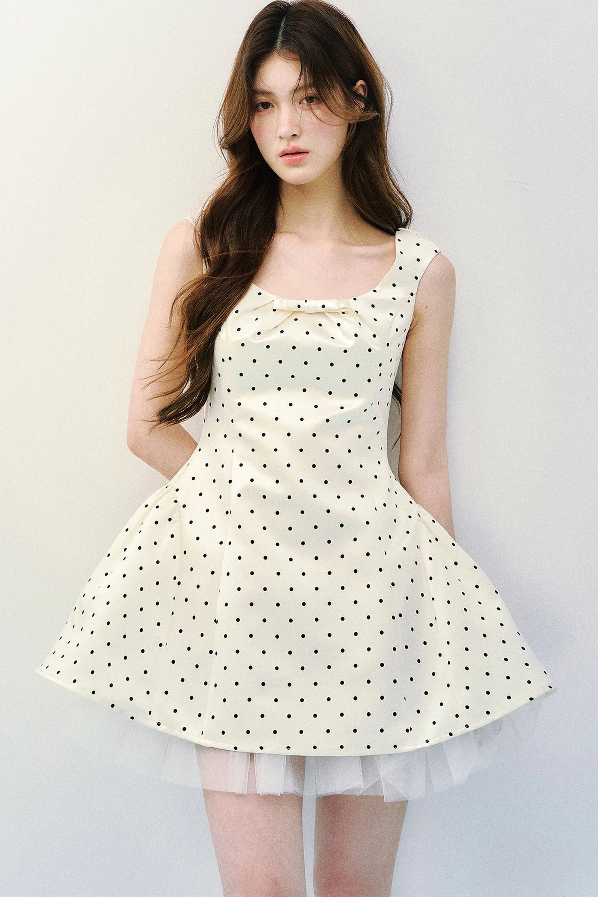 Two-Tone Satin Princess Dress