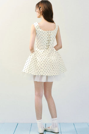 Two-Tone Satin Princess Dress