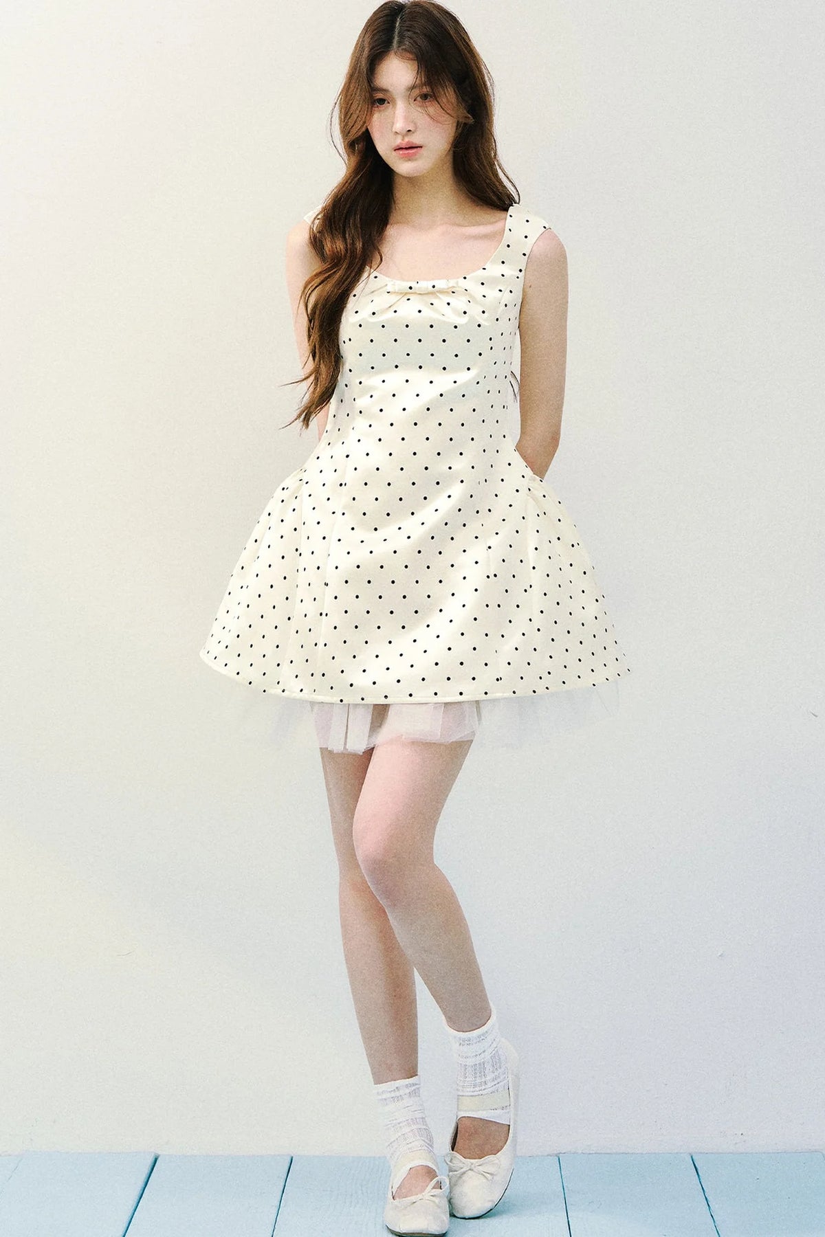 Two-Tone Satin Princess Dress