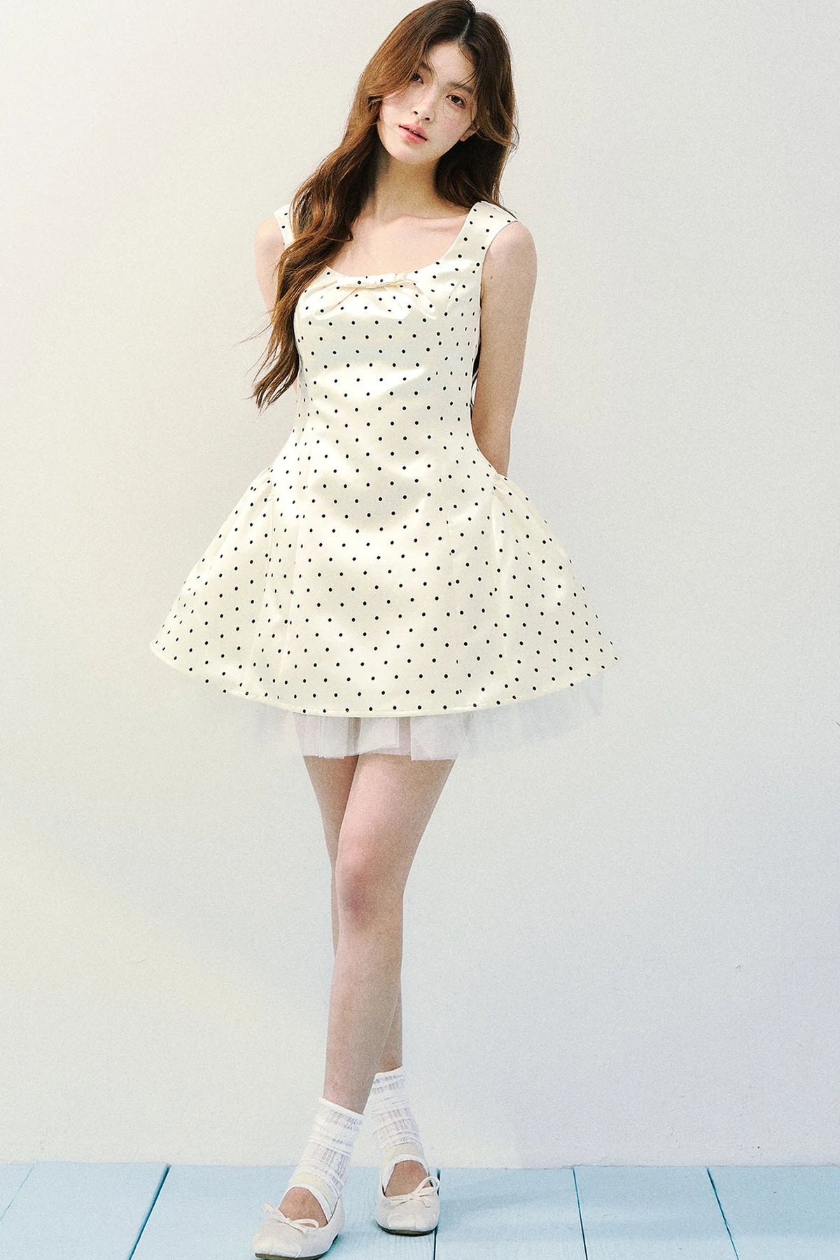 Two-Tone Satin Princess Dress