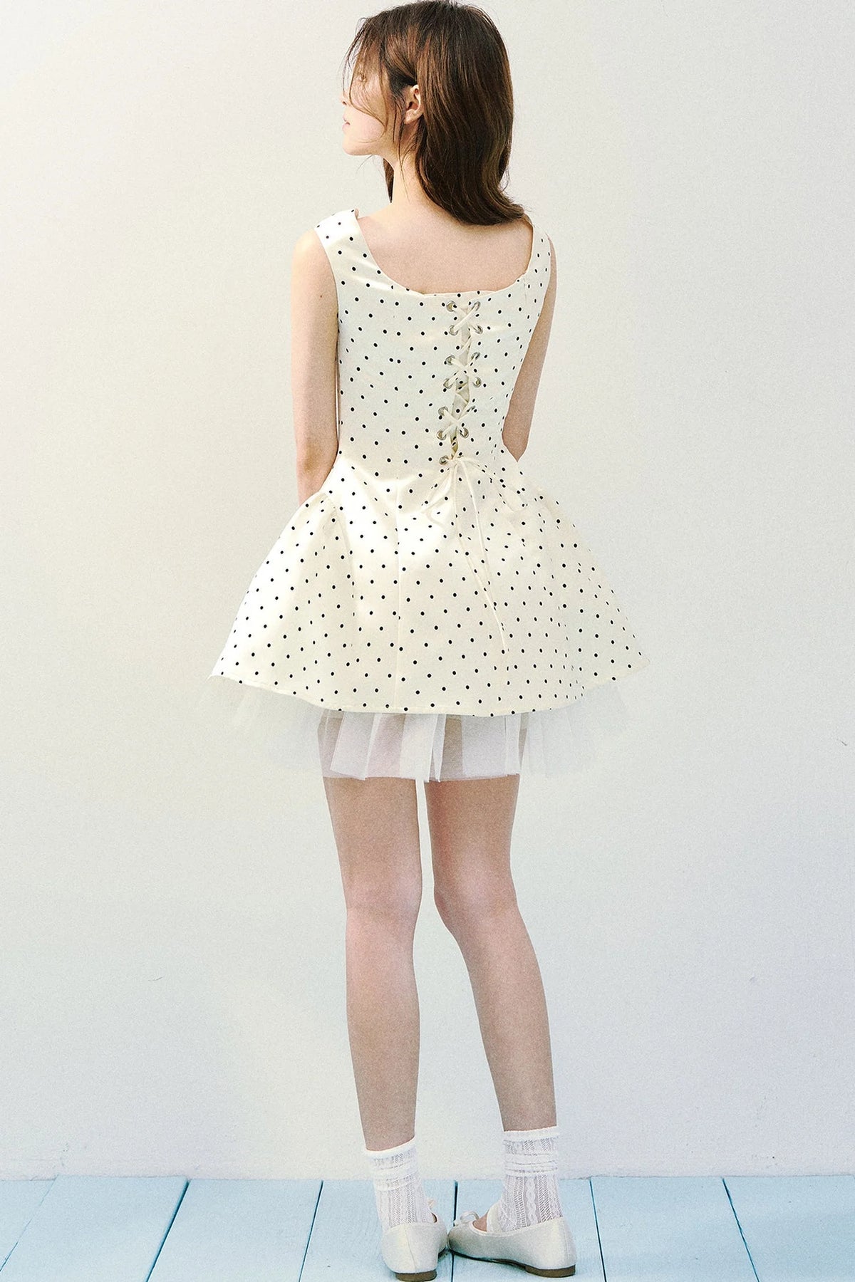 Two-Tone Satin Princess Dress