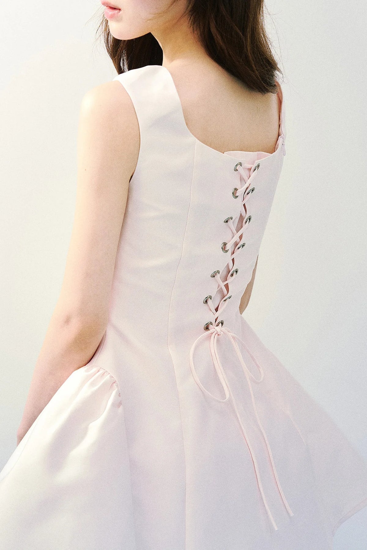 Two-Tone Satin Princess Dress