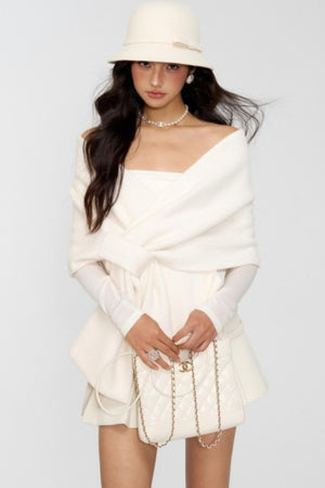 Two-Tone Wool Shawl