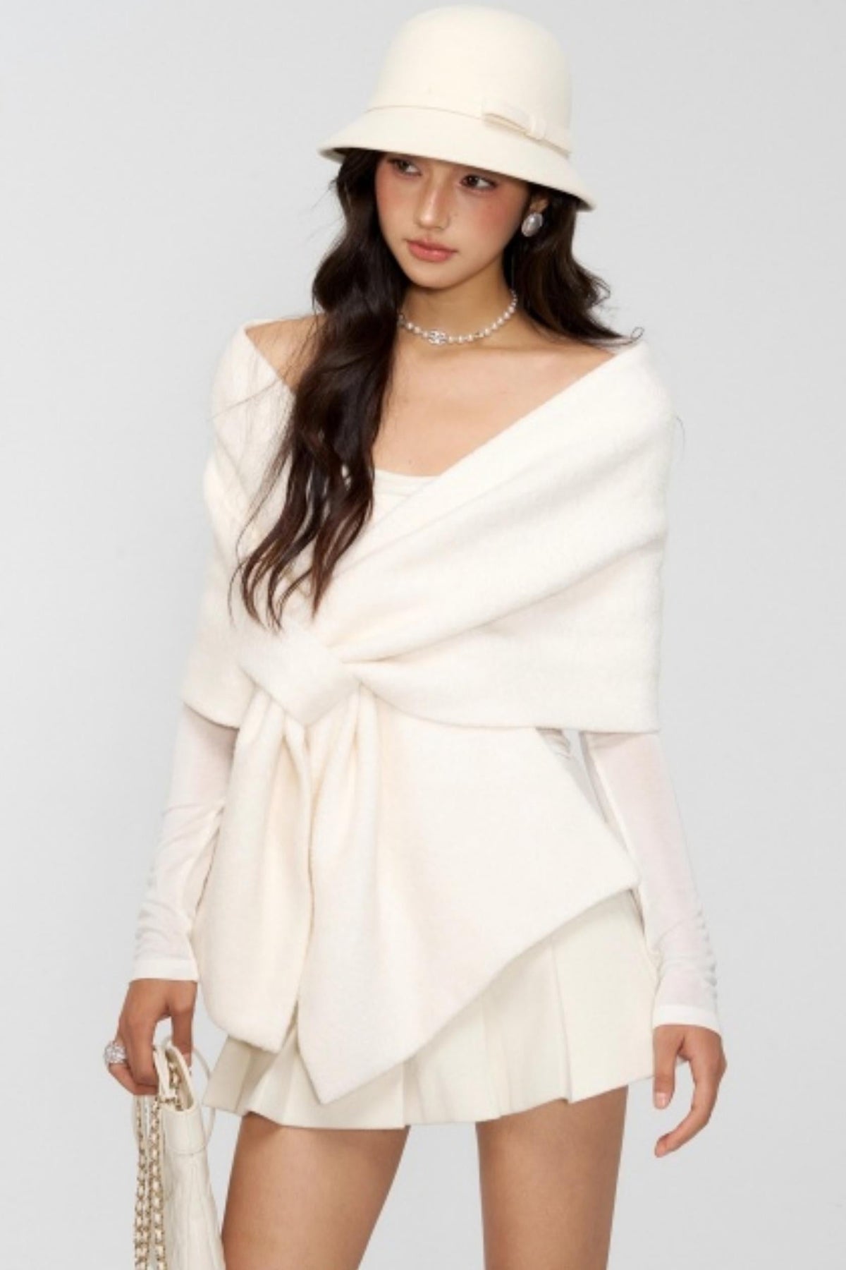 Two-Tone Wool Shawl