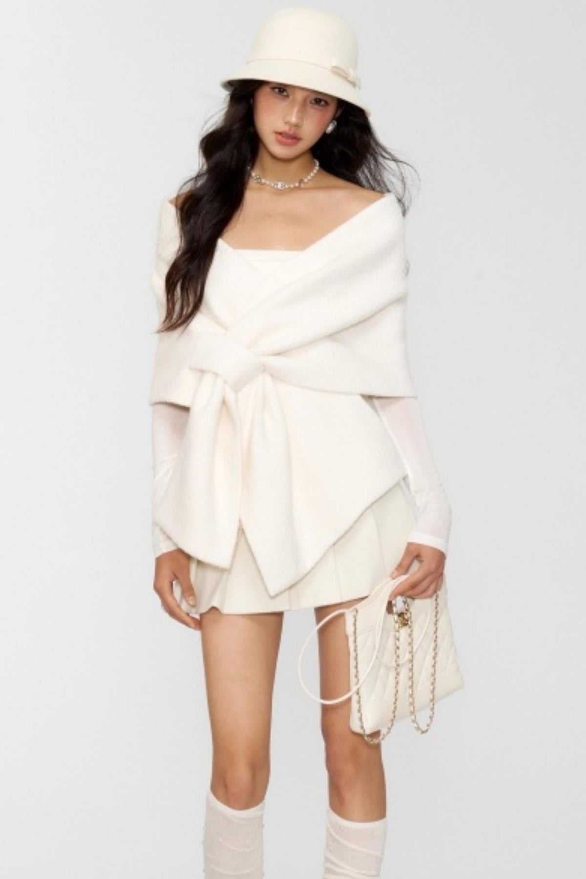 Two-Tone Wool Shawl