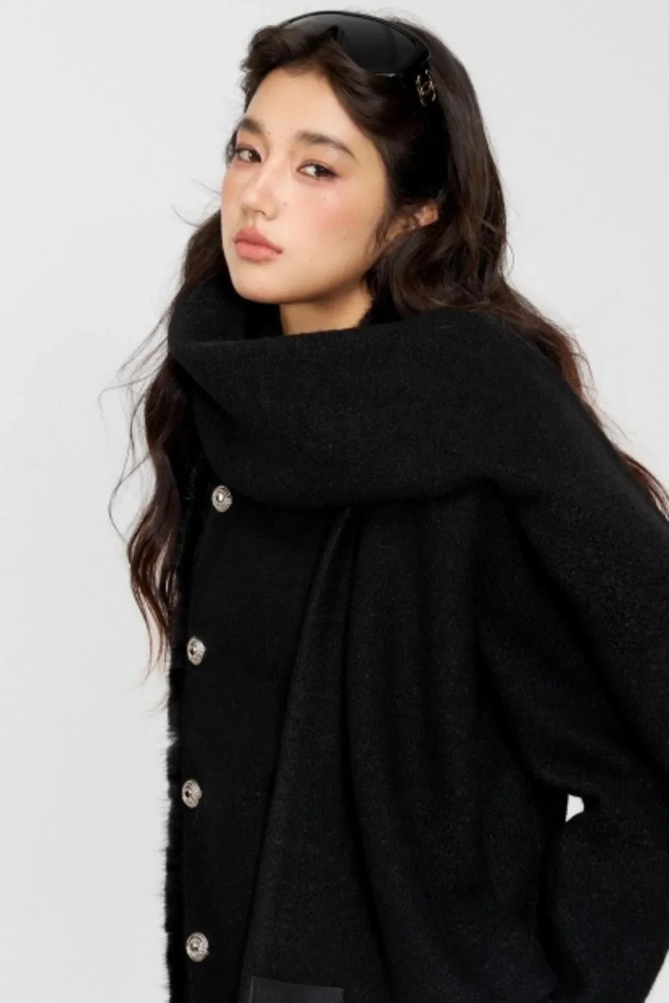 Two-Tone Wool Shawl