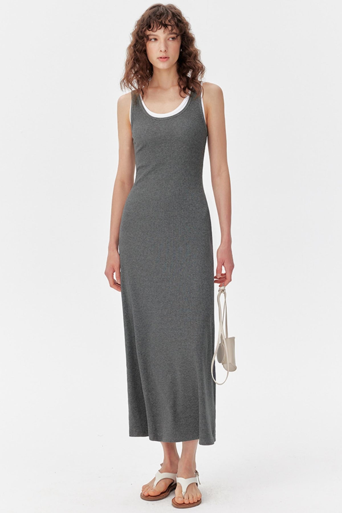 U-Neck Swing Dress