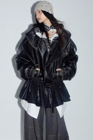 Ultra-High Collar Knit Base Shirt
