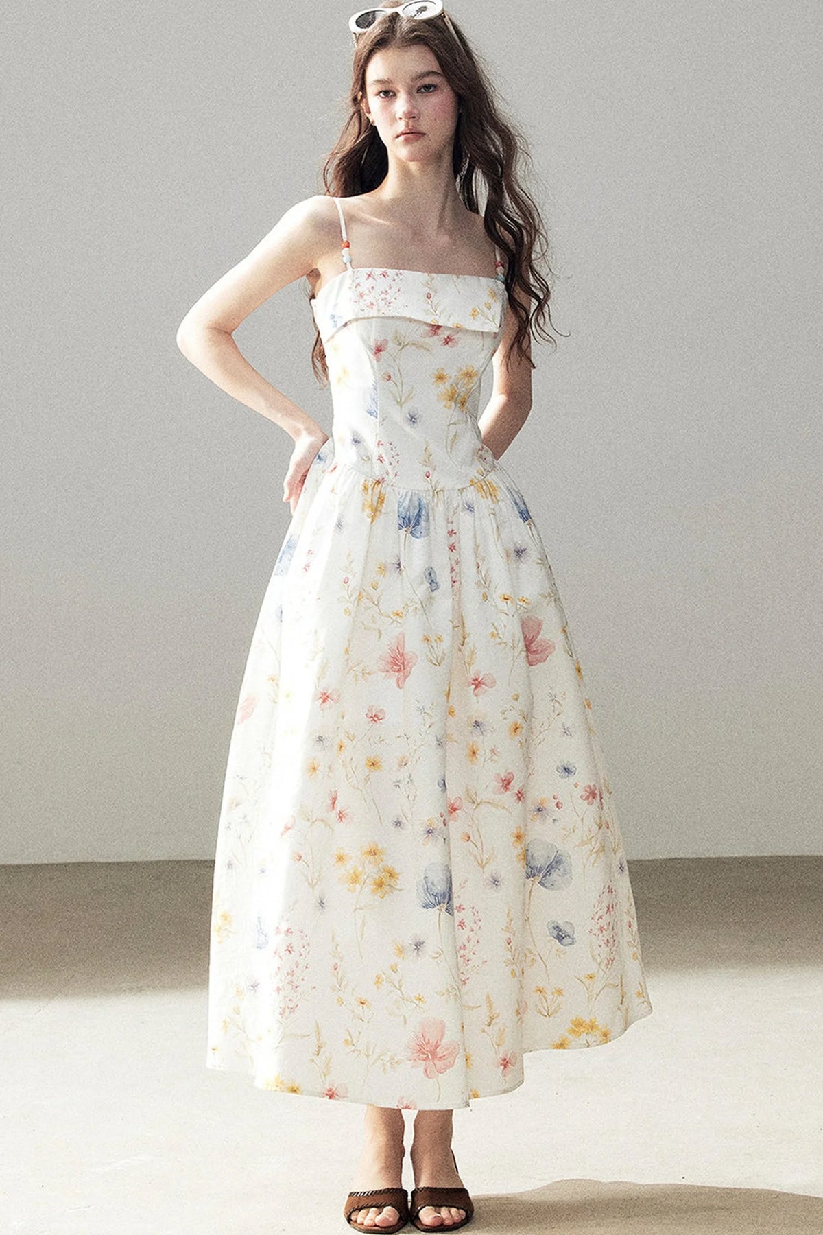 Unfinished Bloom Floral Dress