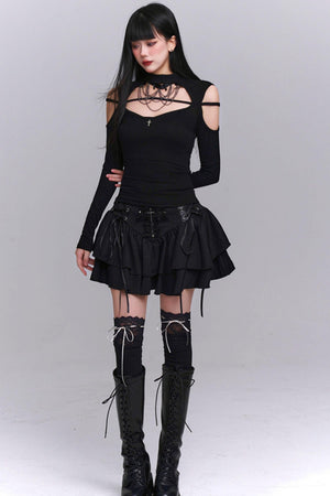 Unique Chic Mini Skirt