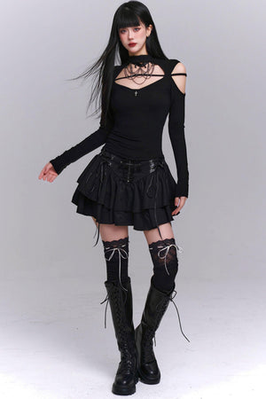 Unique Chic Mini Skirt