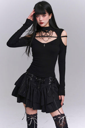 Unique Chic Mini Skirt