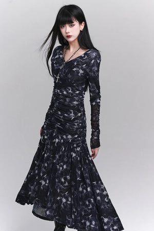Unique Cold Atmosphere Autumn Dress