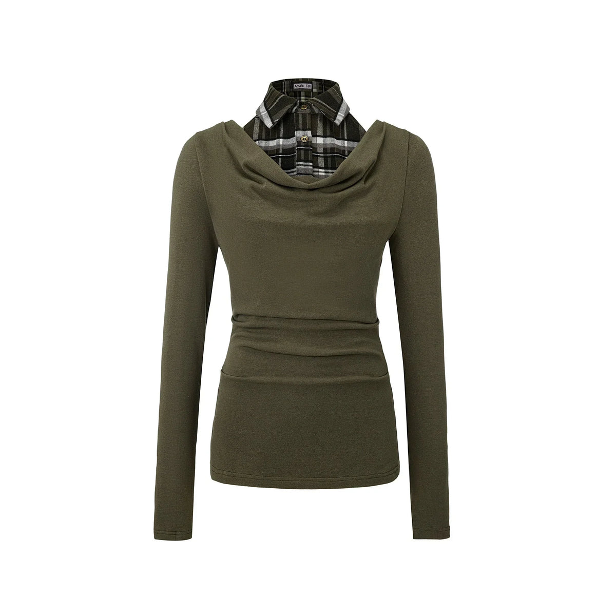 Unique Neckline Knitted Top