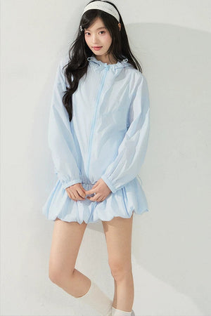 UPF50 Pleated Two-Piece Skirt Set-Up
