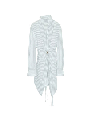 Urban Lace-up Cotton Shirt