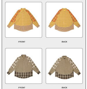 UV-cut check shirt