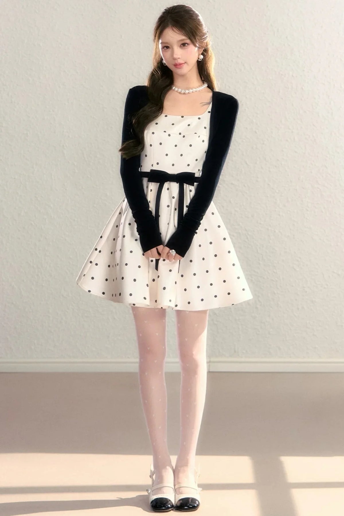 V-Neck Acetate Knit Cardigan