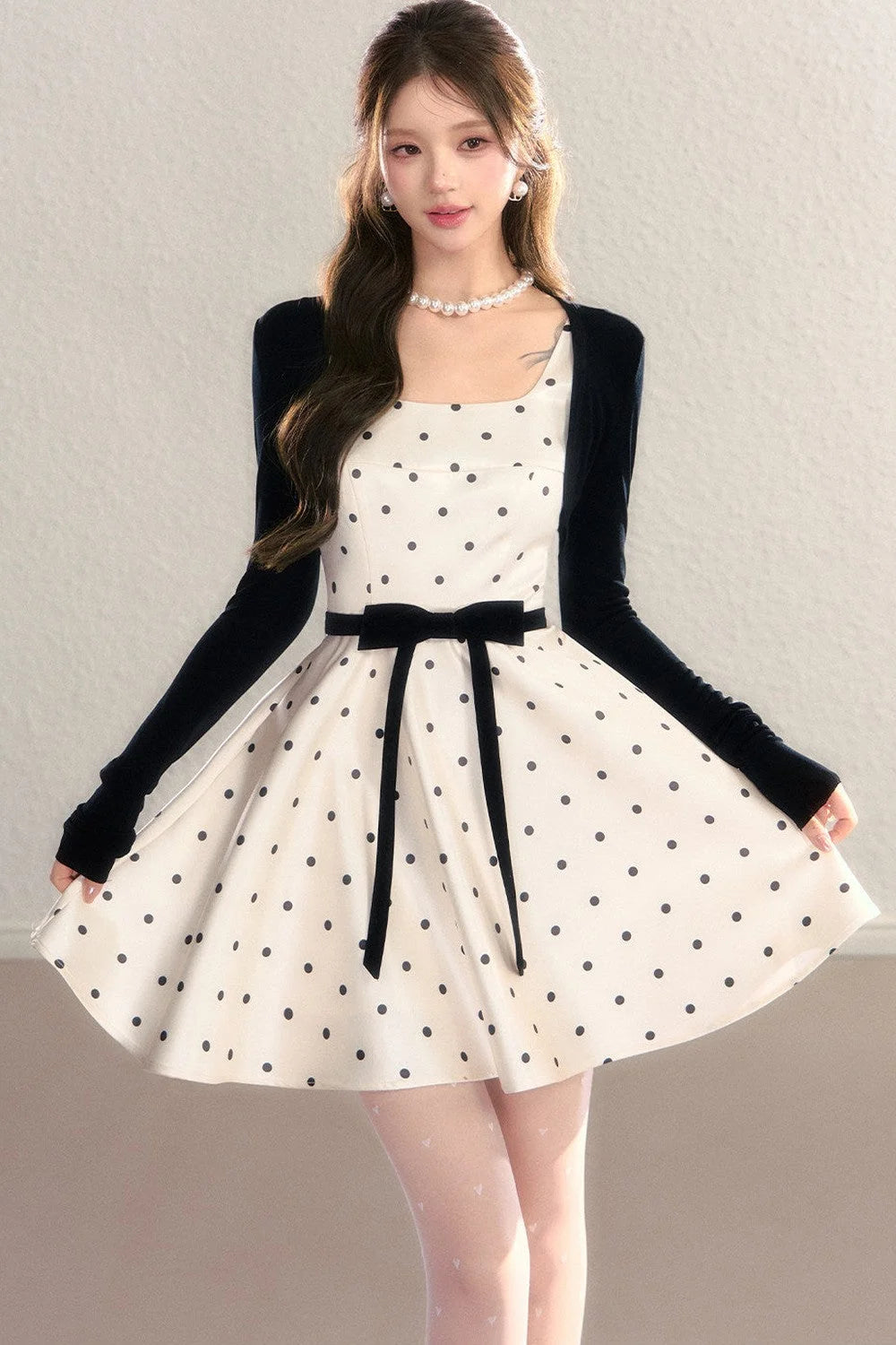 V-Neck Acetate Knit Cardigan