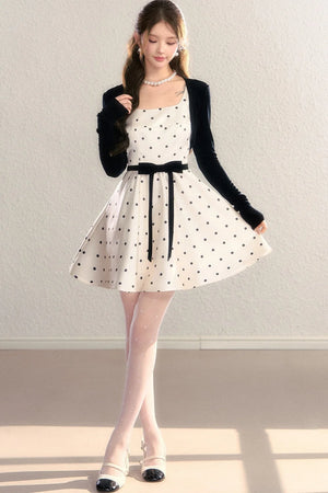 V-Neck Acetate Knit Cardigan