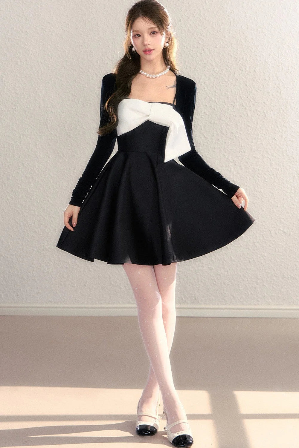 V-Neck Acetate Knit Cardigan