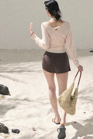 V-Neck Dopamine Sun Protection Top Set-Up