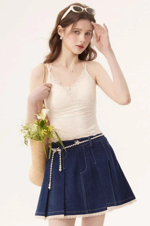 V-Neck Lace Camisole Top