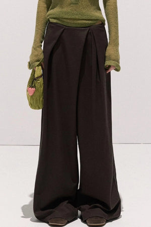 V-Neck Long Sleeve Wool Knit Top