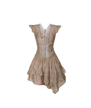 V-Neck Sleeve Dress