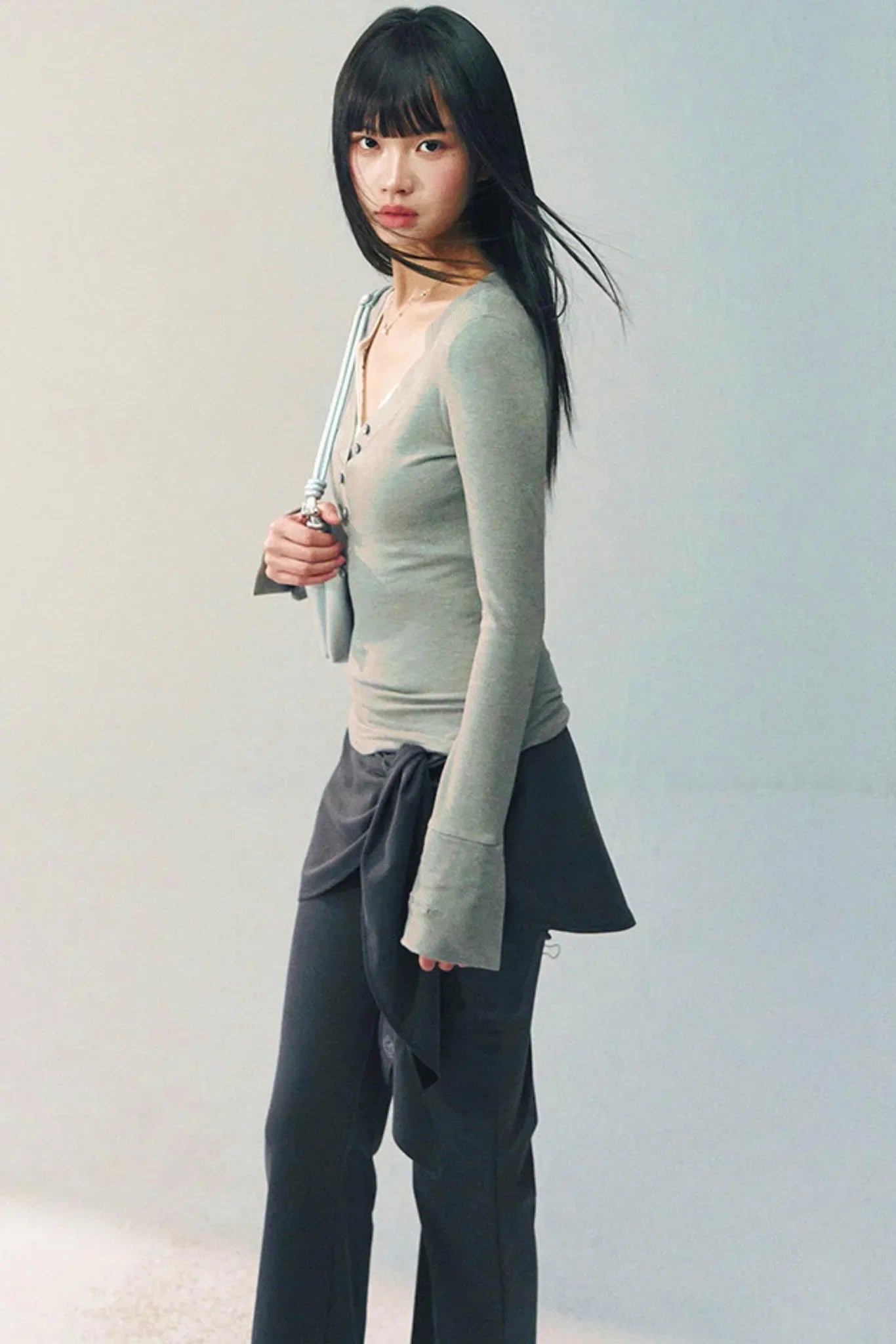 V-Neck Slim Top
