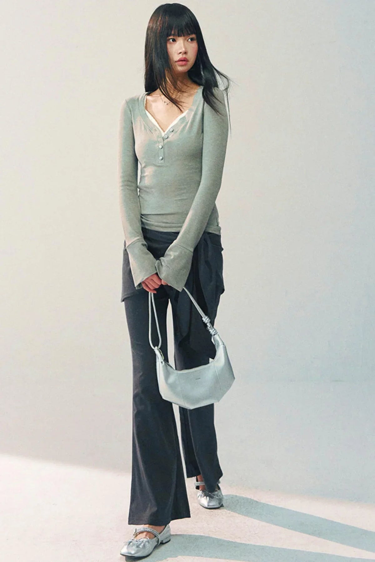 V-Neck Slim Top
