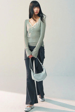 V-Neck Slim Top