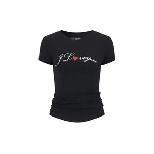 Valentine's Alphabet Slim T-Shirt