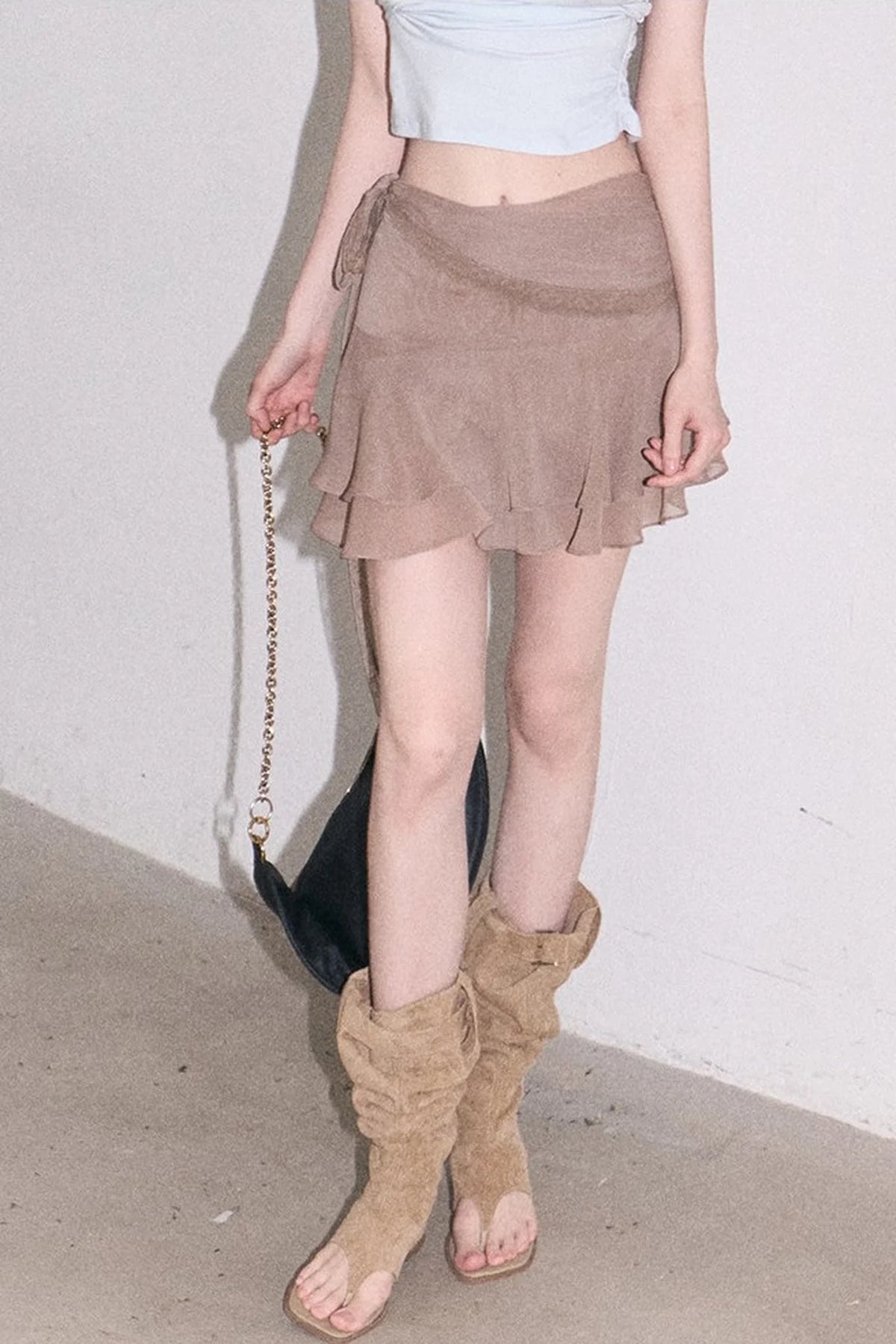 Valley Lace Trim Skirt