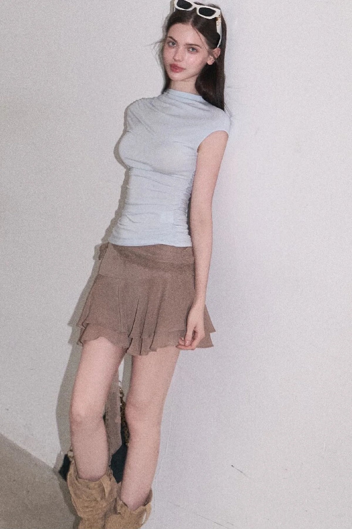 Valley Lace Trim Skirt