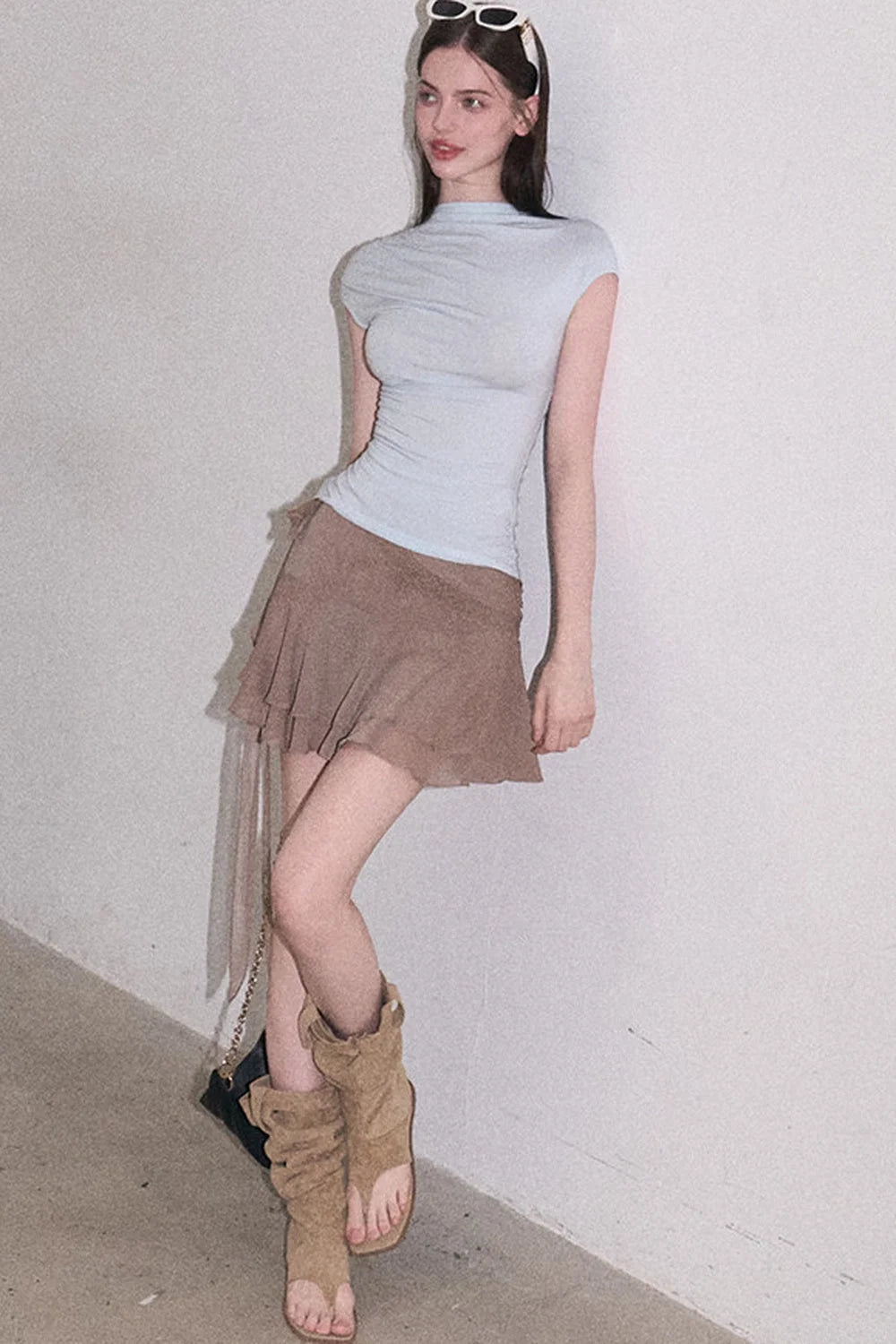 Valley Lace Trim Skirt