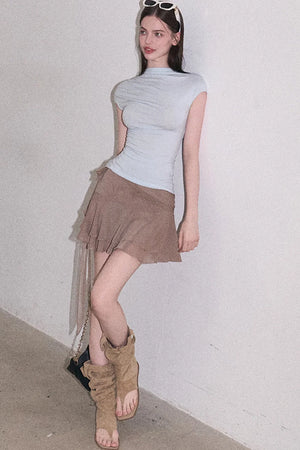 Valley Lace Trim Skirt