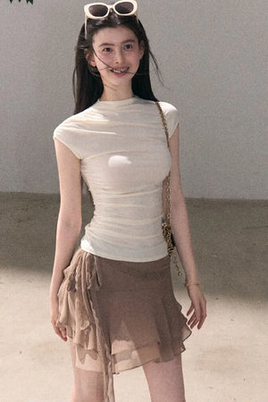 Valley Lace Trim Skirt